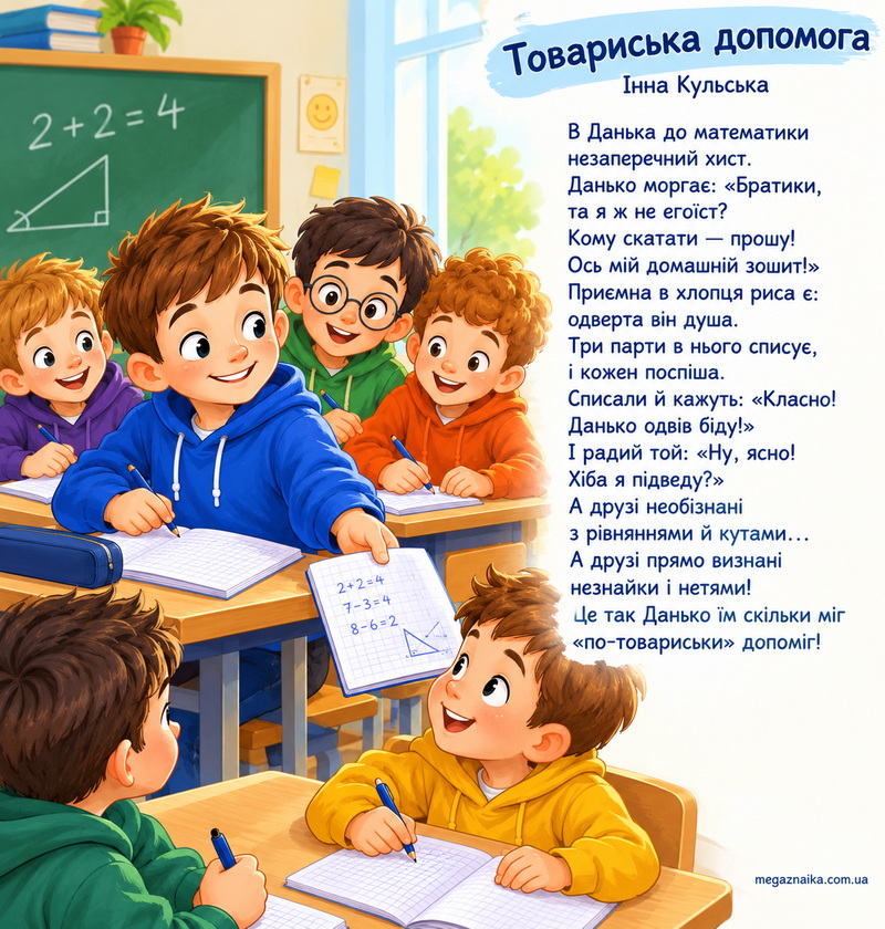 Товариська допомога. Інна Кульська