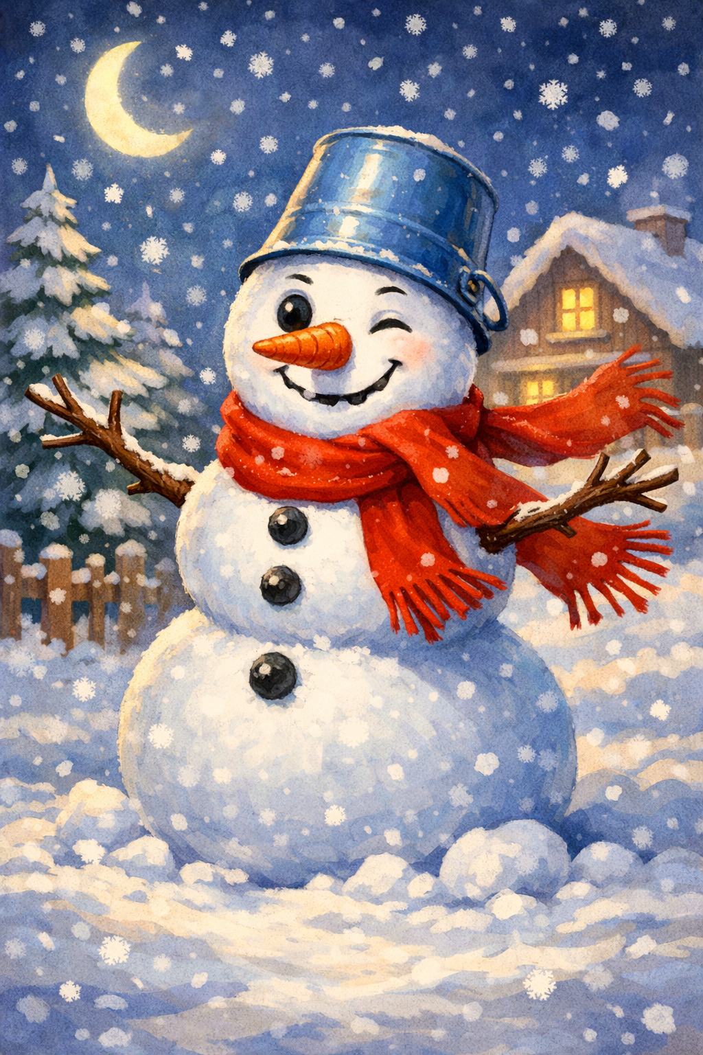 Детальніше про статтю Веселий сніговик (69 слів). Цікавий текст-опис і вікторина