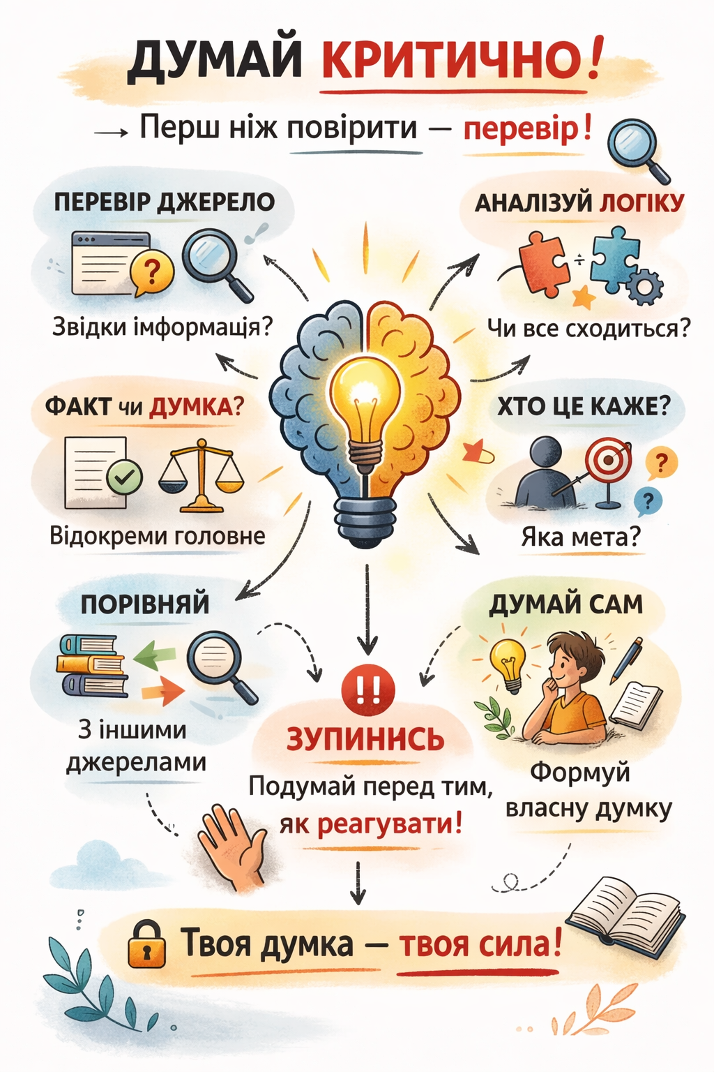 Детальніше про статтю Критичне мислення: як навчити дітей перевіряти інформацію