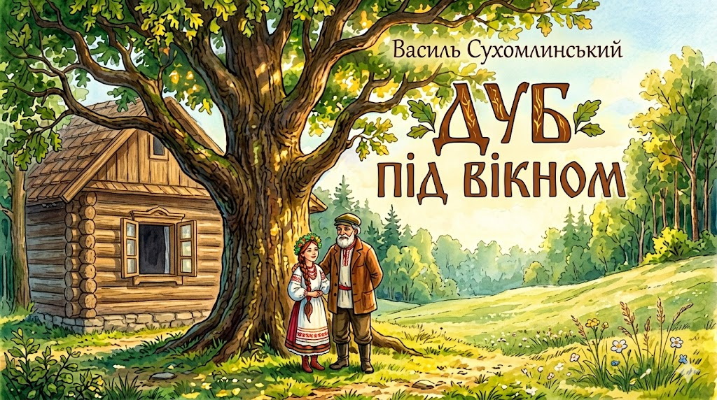 Дуб під вікном. Оповідання Василя Сухомлинського