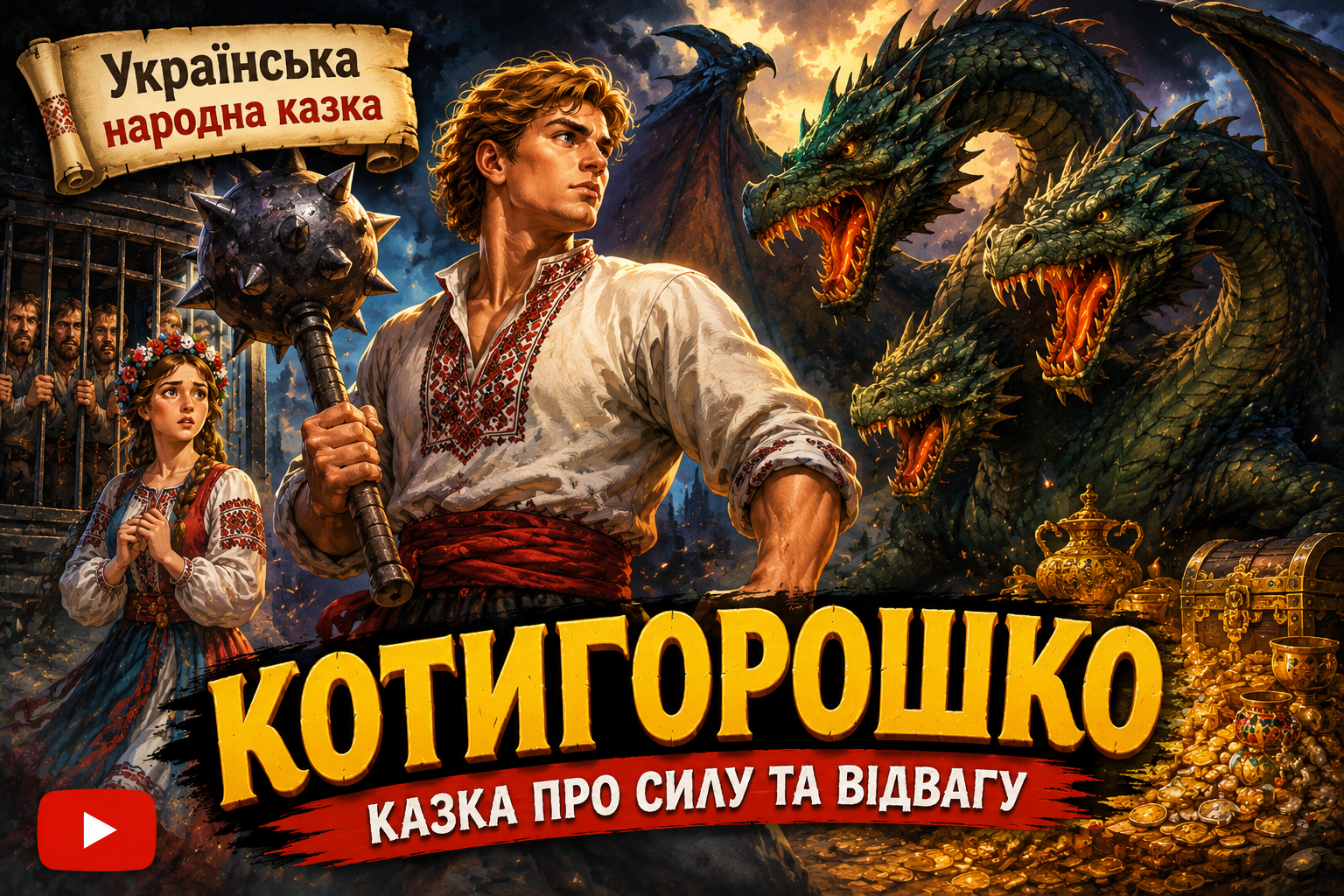 Українська народна казка "Котигорошко"