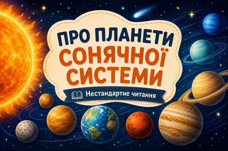 Швидкочитання для дітей: про Сонячну систему (картки для друку)