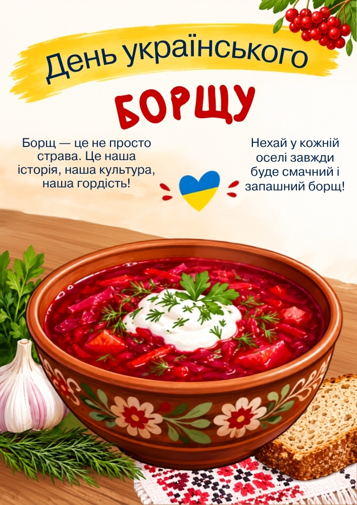 Цікаві факти про український борщ. День борщу